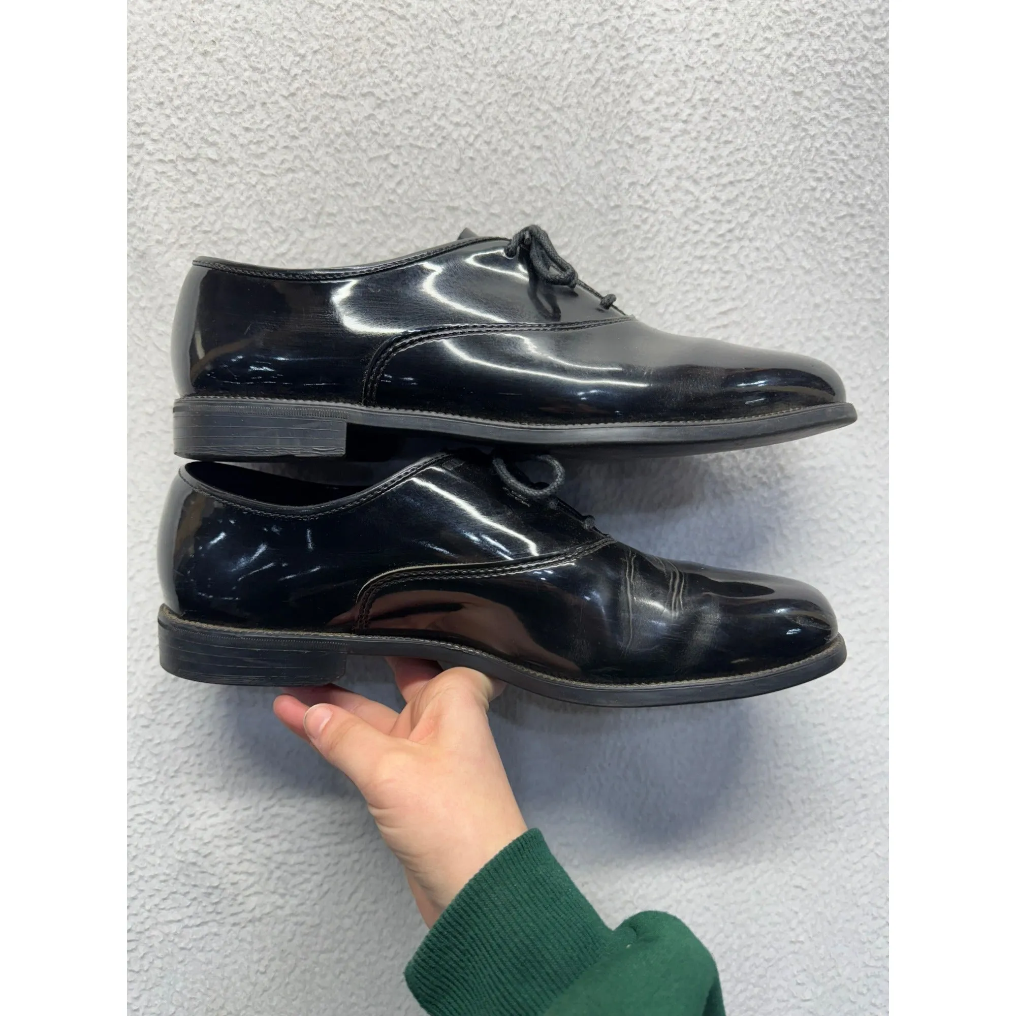 Mens Barclay Black Patent Leather Dress Shoes #5990