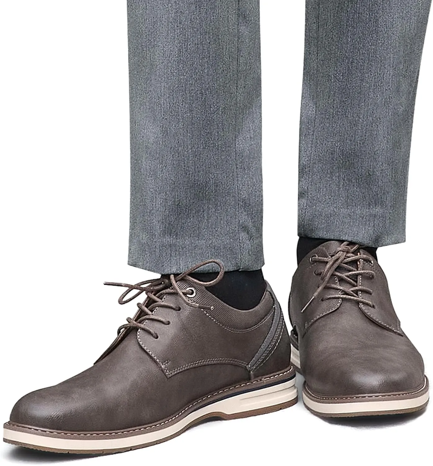 Men's Dress Shoes Casual Business Formal Oxfords Classic Lace Up Work Dress Shoes