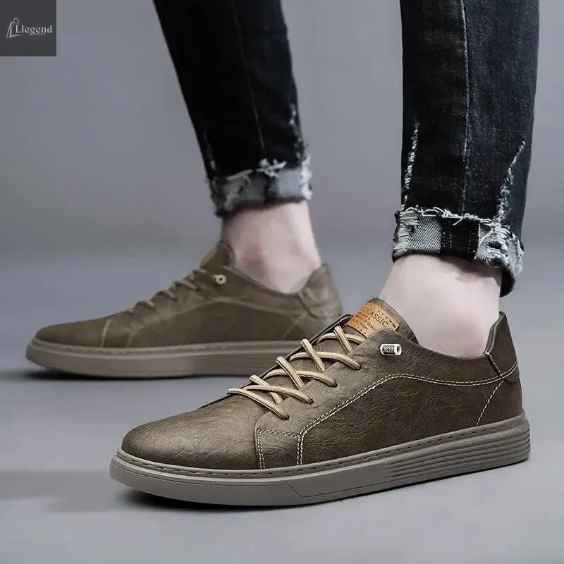 Mens Lace Up Oxford Leather Shoes