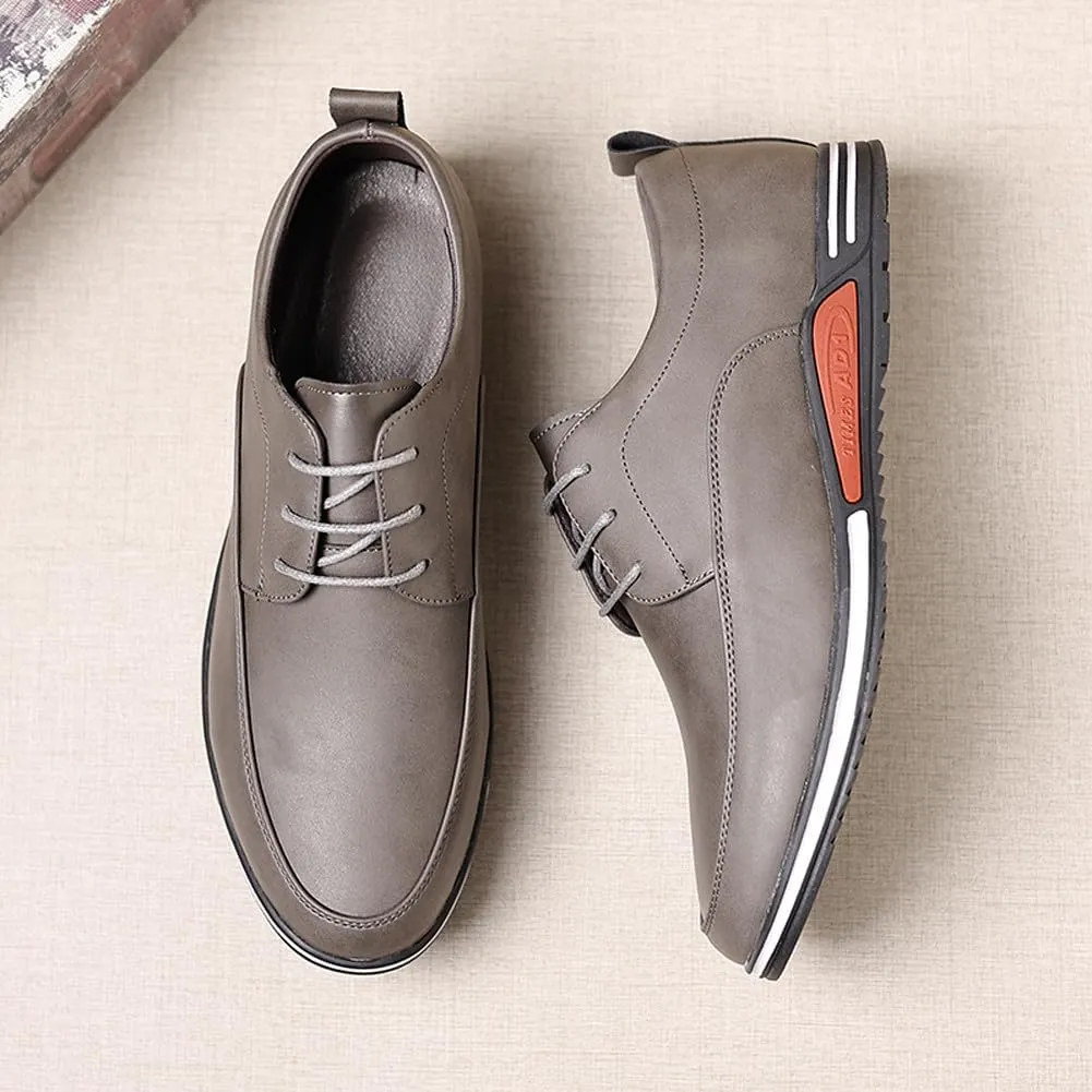 Men's Oxford Shoes Stylish Lace Up Comfortable Casual Walking Business Driving Dress Shoes