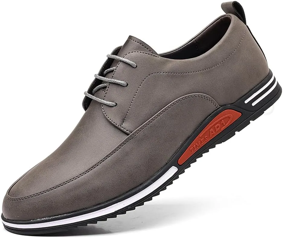 Men's Oxford Shoes Stylish Lace Up Comfortable Casual Walking Business Driving Dress Shoes