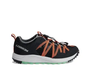 Merrell Men's Wildwood Aerosport Medium Width Black/Tangerine Mesh J067675