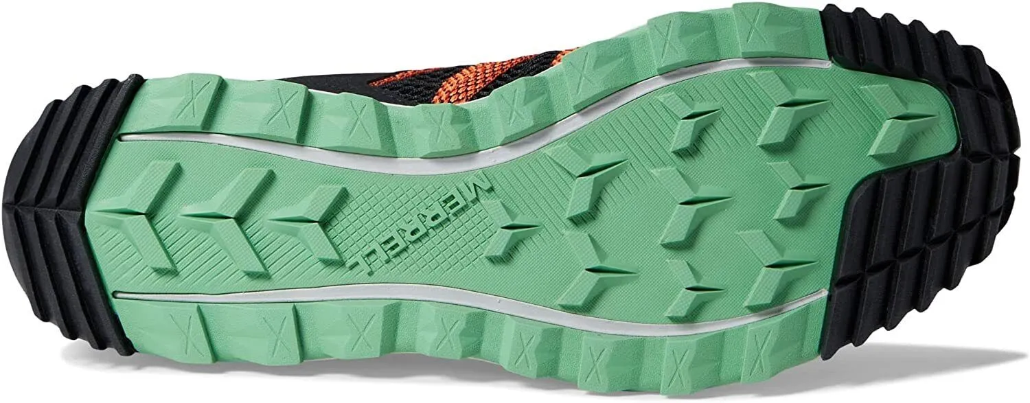 Merrell Men's Wildwood Aerosport Medium Width Black/Tangerine Mesh J067675
