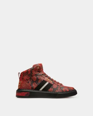 Meson Sneakers In Bally Red Leather