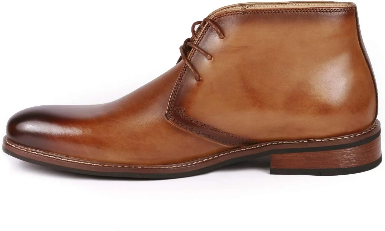 Metrocharm ML-1002 Genuine Leather Men's Lace up Oxford Dress Boots