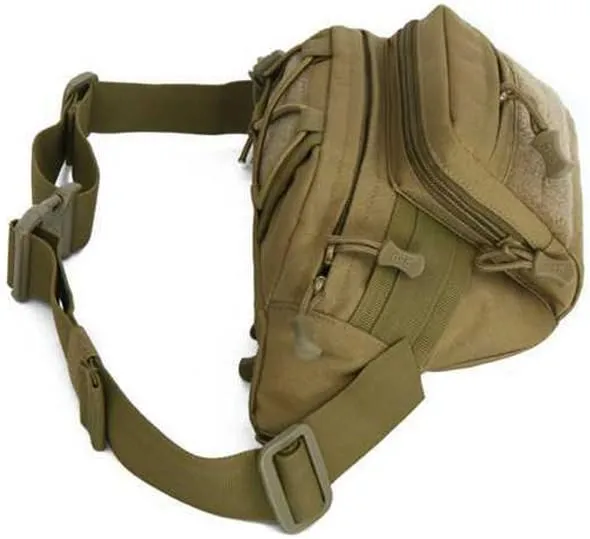 Multifuntional Army Fan Shoulder Bag,Waist Bag,Chest Bag,Tactical Pouch for Outdoor Activities