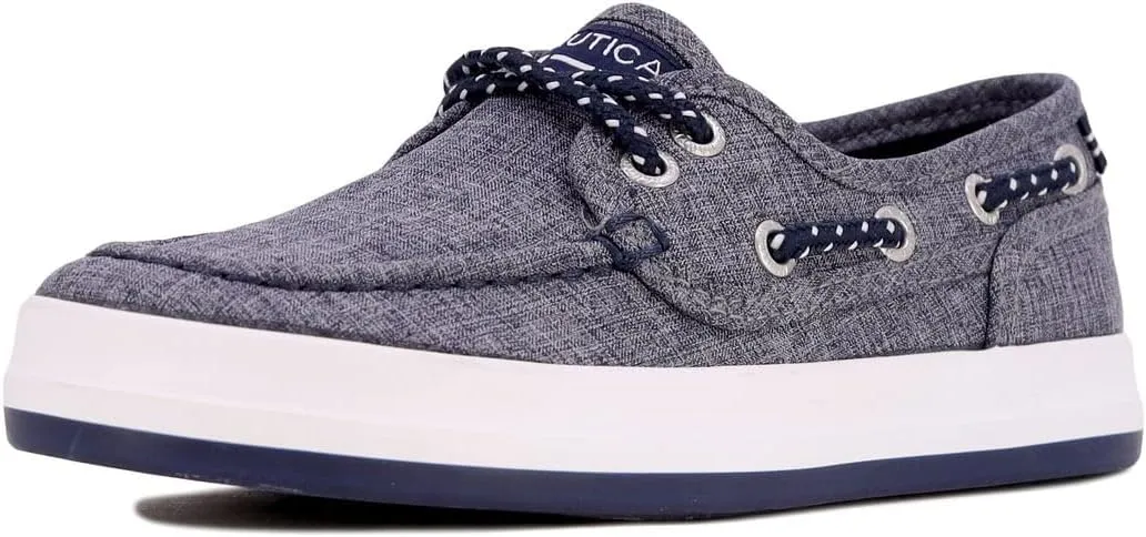 Nautica Kid's Spinnaker Youth Boat Shoe Casual Loafer 2 Eye Lace (Little Kid/Big Kid)
