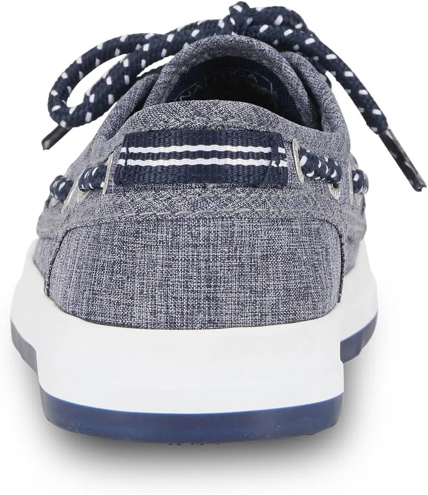 Nautica Kid's Spinnaker Youth Boat Shoe Casual Loafer 2 Eye Lace (Little Kid/Big Kid)