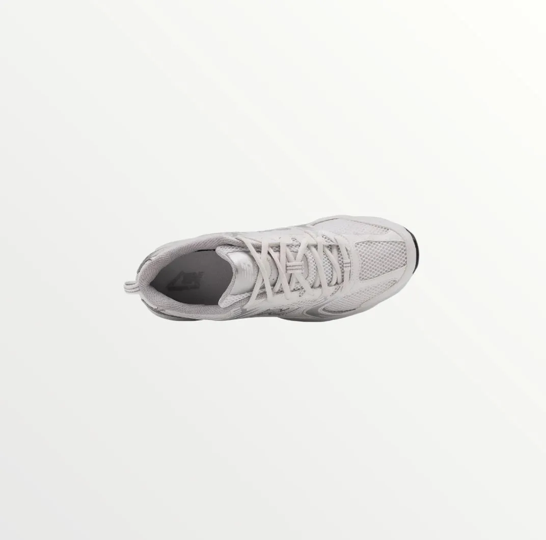new balance white silver metallic