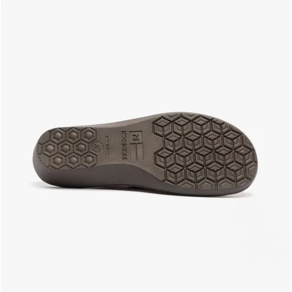Nordikas 347 (NAPA) Womens Leather Mule Slippers Onyx