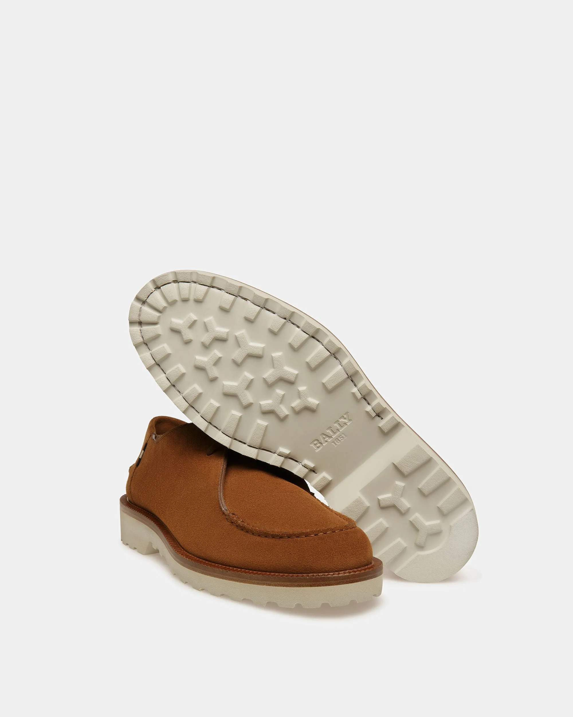 Norest Leather Derby Shoes In Brown