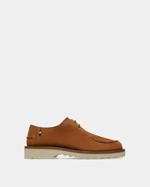 Norest Leather Derby Shoes In Brown