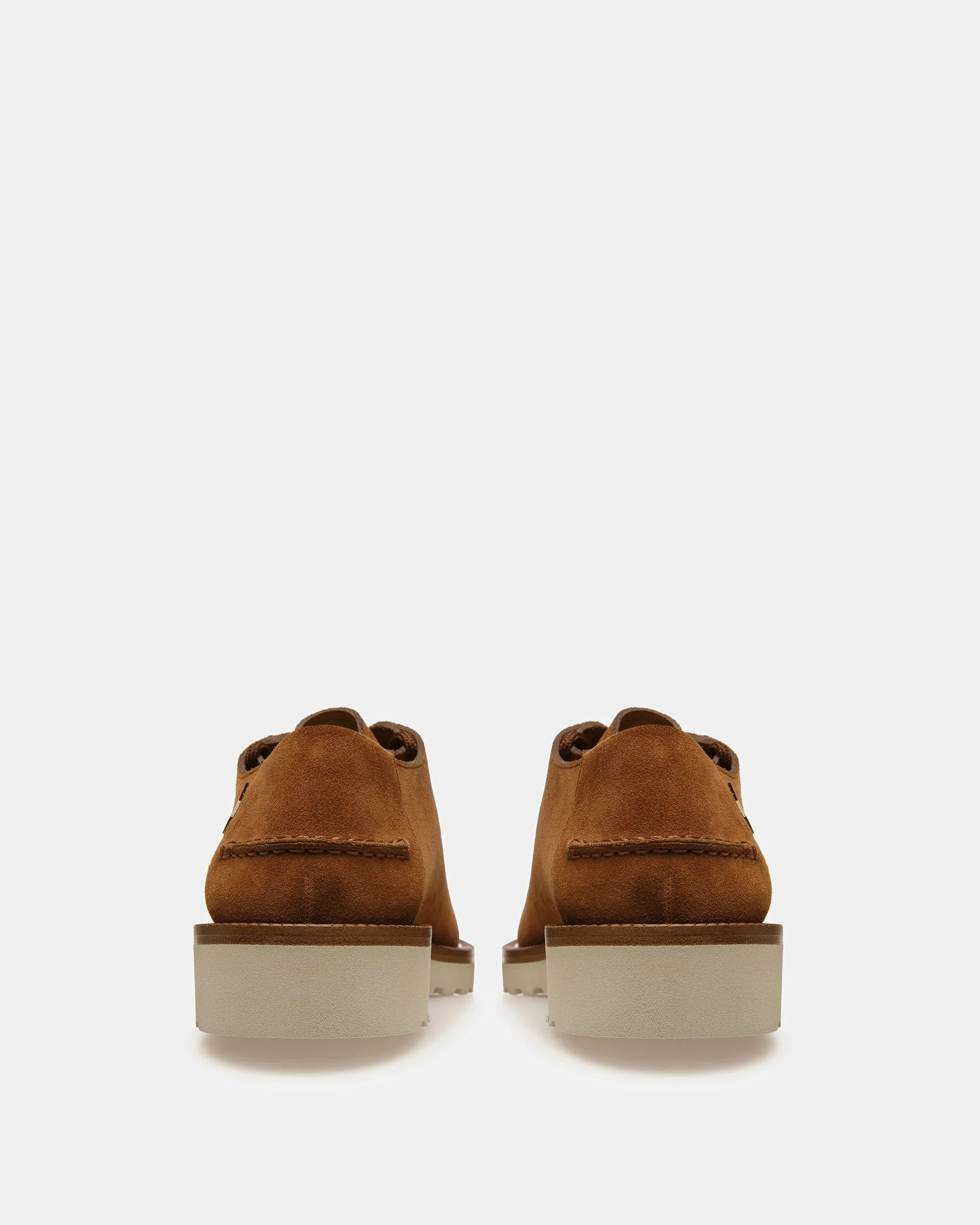 Norest Leather Derby Shoes In Brown