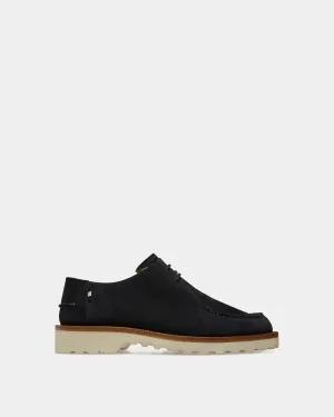 Norest Leather Derby Shoes In Midnight