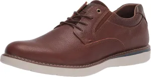Nunn Bush Men's BAYRIDGE Plain Toe Lightweight Leather LACE-UP Oxford, Brown Multi, 12
