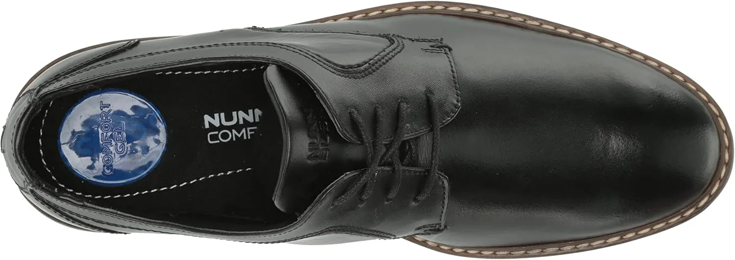 Nunn Bush Men's Hayden Plain Toe Oxford Dress Casual Leather Lace Up Shoes