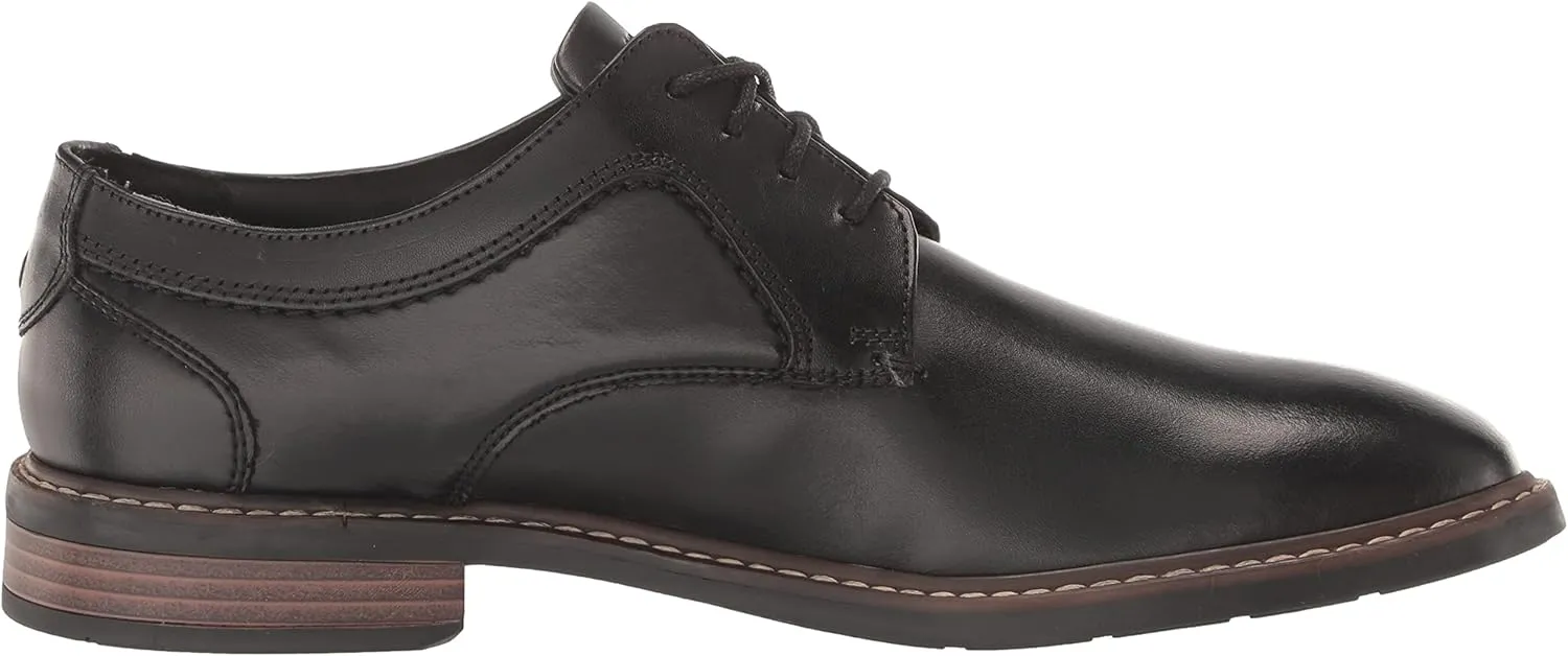 Nunn Bush Men's Hayden Plain Toe Oxford Dress Casual Leather Lace Up Shoes