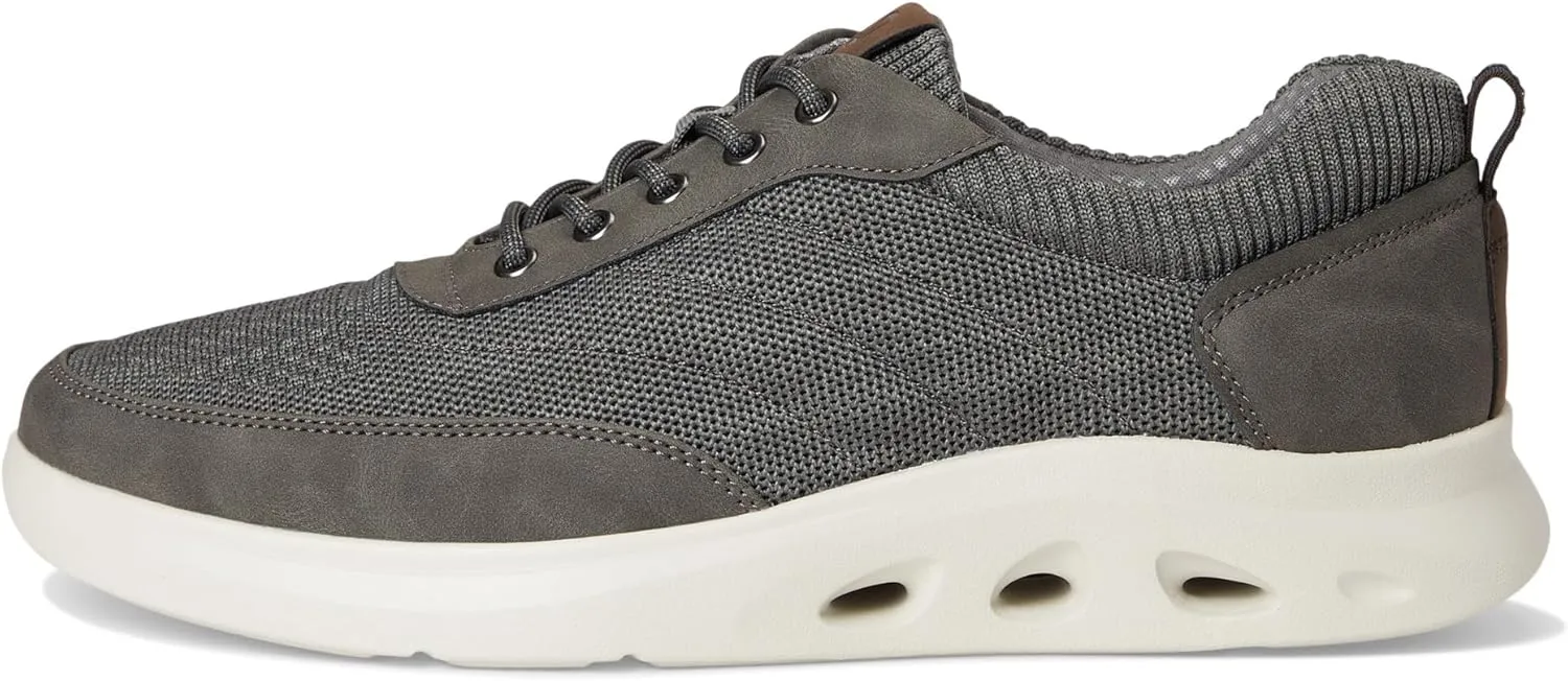 Nunn Bush Men's Ponte Knit Moc Toe Sneakers Hybrid Oxford Casual Lightweight Athletic Style Lace Up
