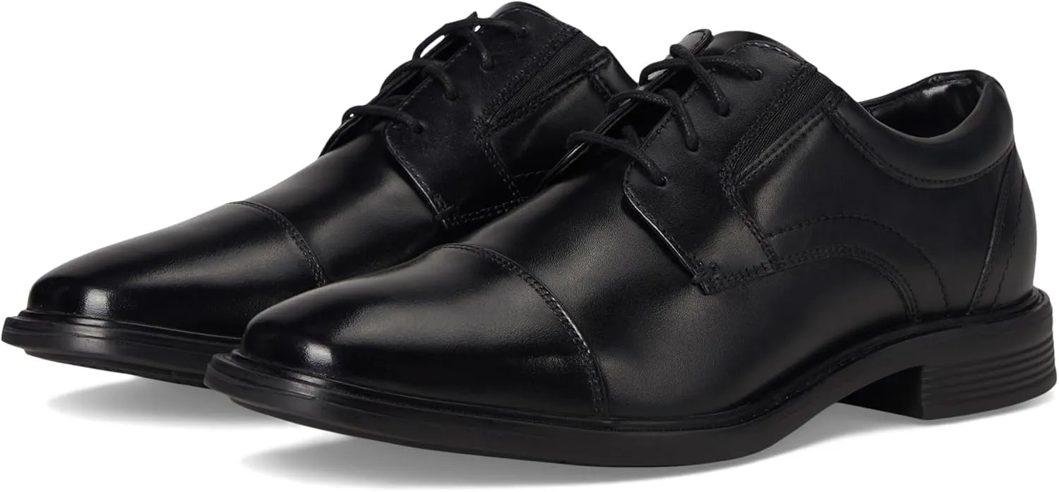 Nunn Bush Men's Stark Cap Toe Oxford Leather Business Formal Derby Dress Casual Lace-up