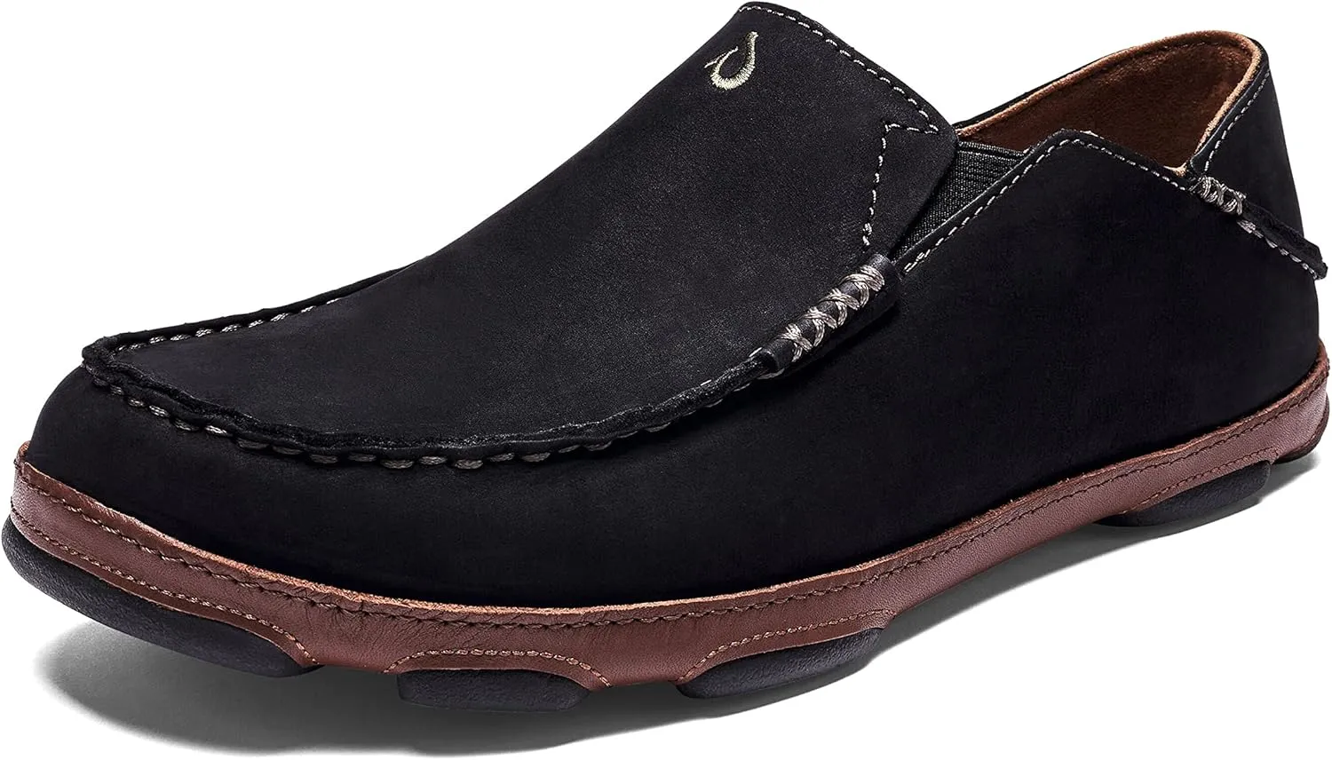 OLUKAI Men's Moloa-Nubuck Leather Loafer