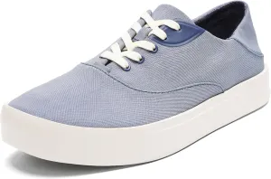 OLUKAI Tradewind Men's Everyday Sneaker, Lightweight Canvas & Classic Lace-Up Design, All-Day Comfort & Support