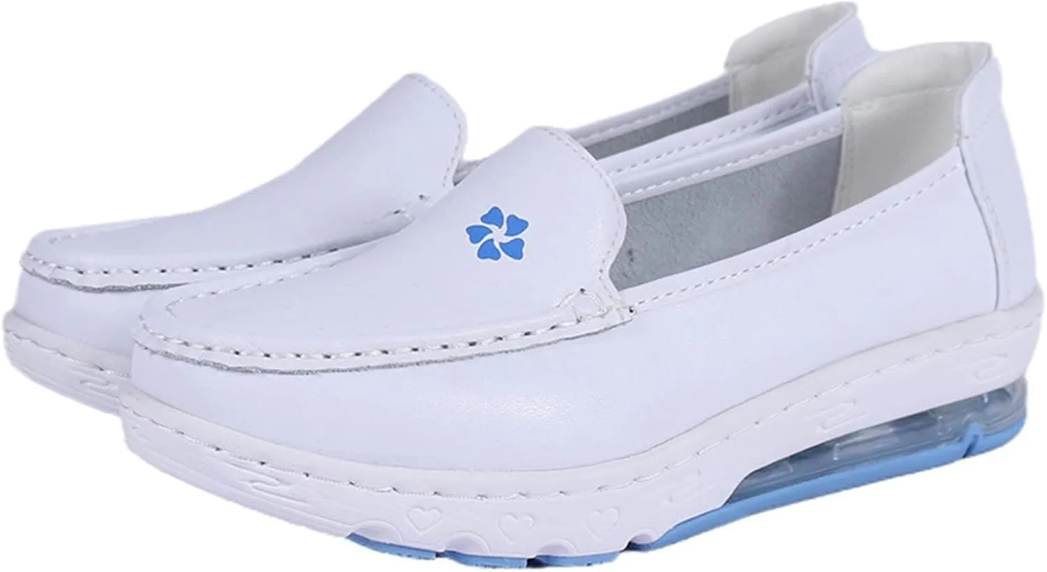 Orthopedic Nursing Shoes for Women with Arch Support,Professional Lightweight Healthcare Nurse Shoes,Comfortable Breathable Loafer Waterproof Work Shoes,EVA Air Cushion