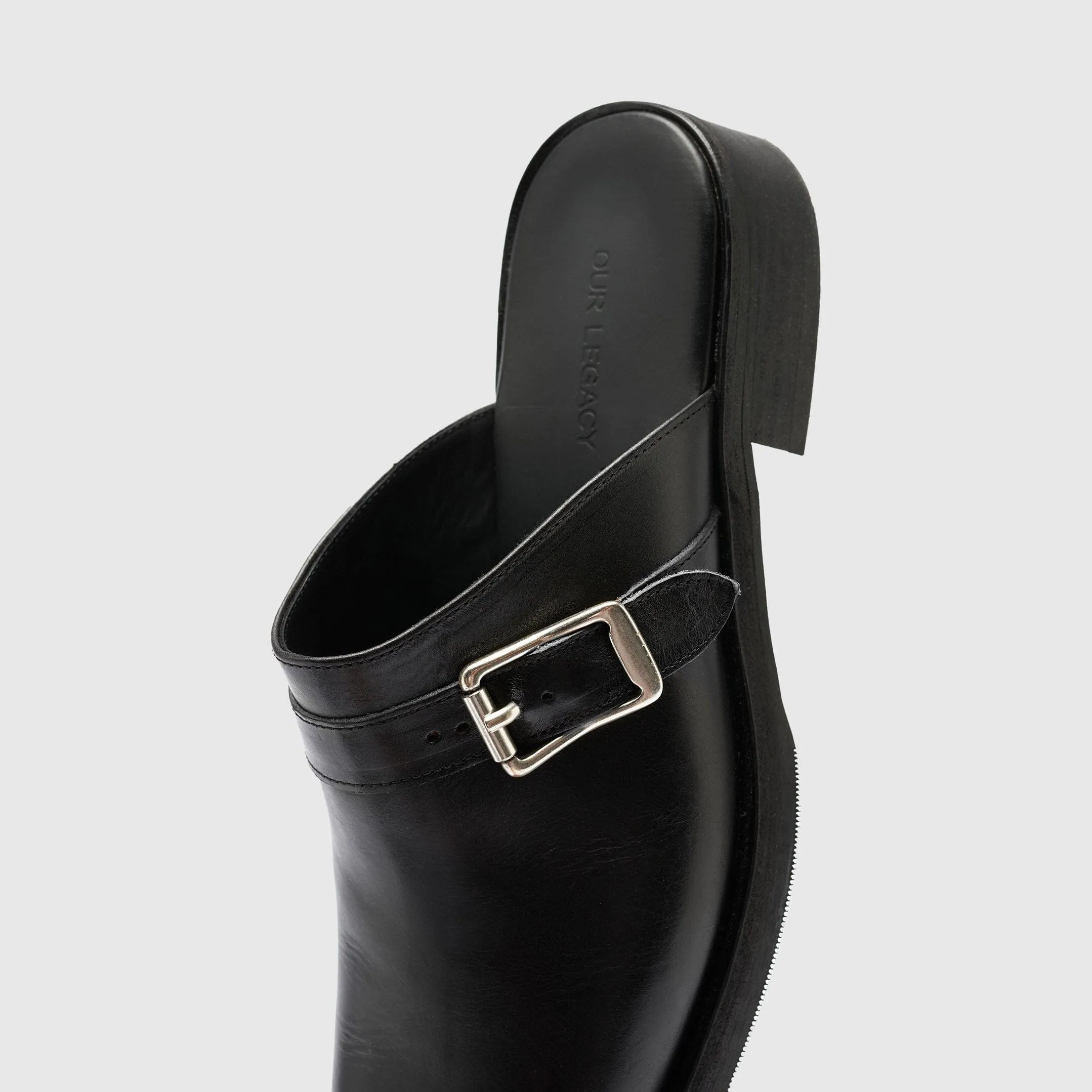 Our Legacy Camion Mule - Black Leather