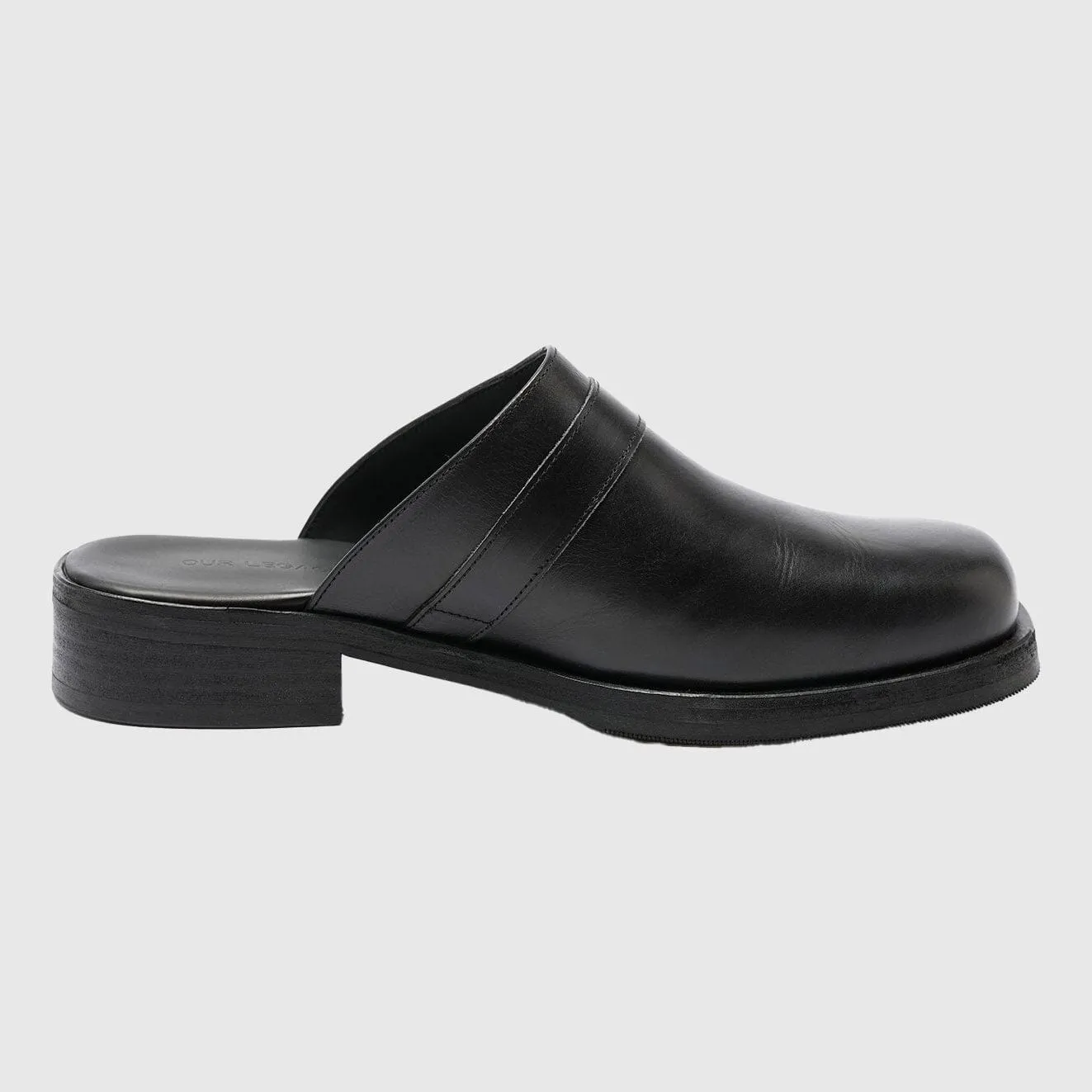 Our Legacy Camion Mule - Black Leather