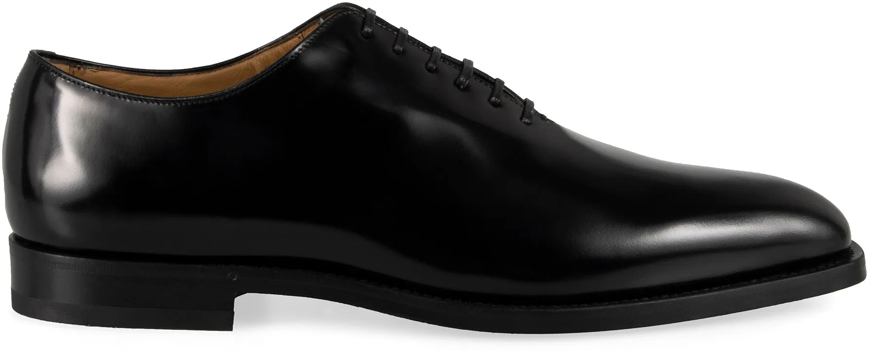 Oxford leather lace-up shoes
