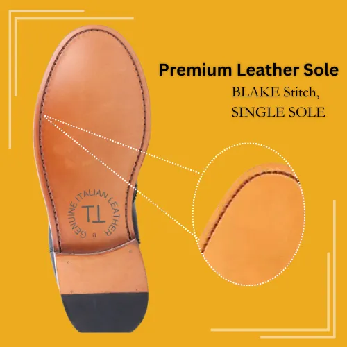 OZIEL Premium Oxford Crafted in Hand Patina Leather