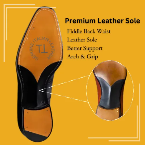 OZIEL Premium Oxford Crafted in Hand Patina Leather