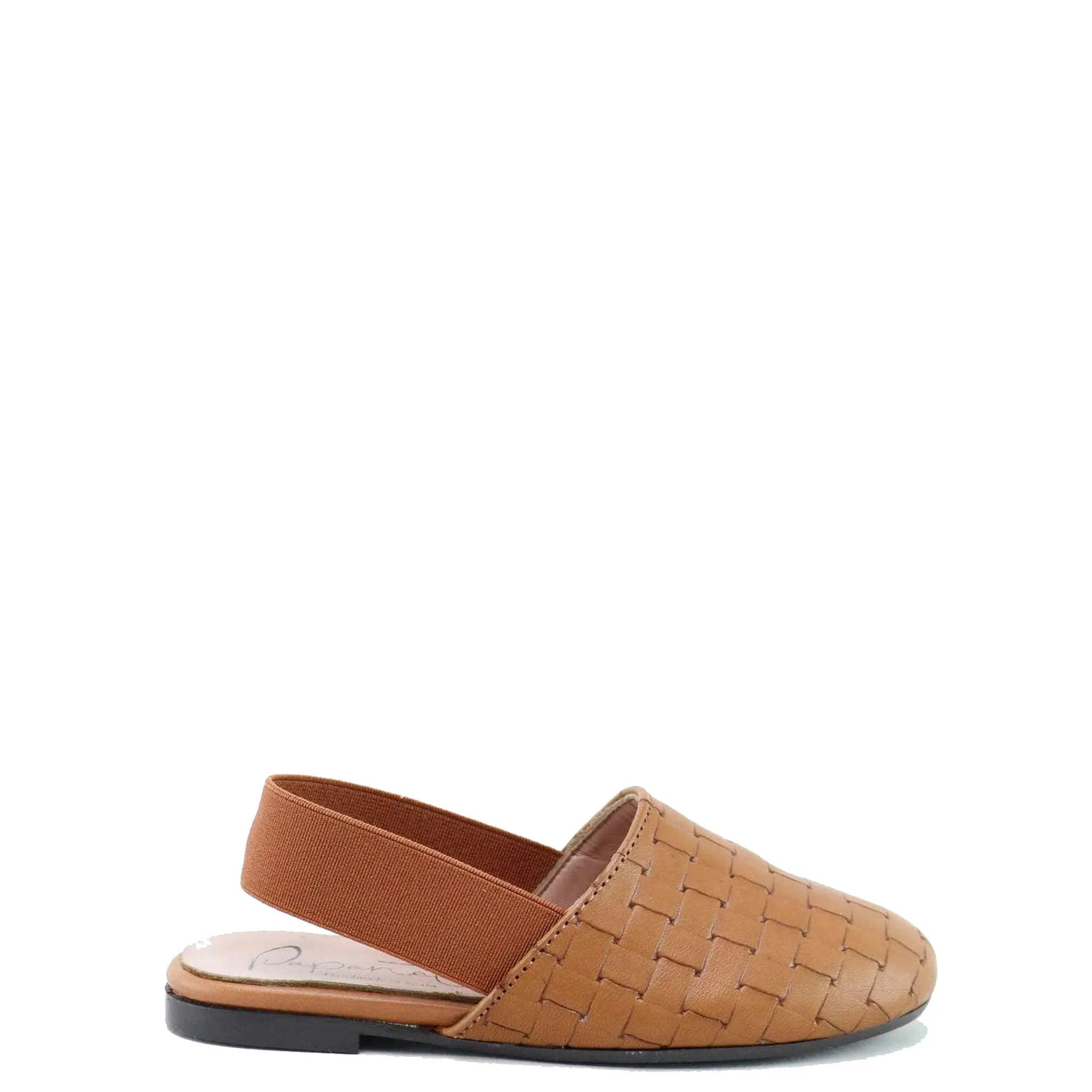 Papanatas Coffee Weave Elastic Mule