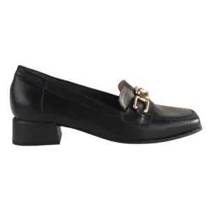 Pitillos  Block Heeled Loafers - 5770 - Navy