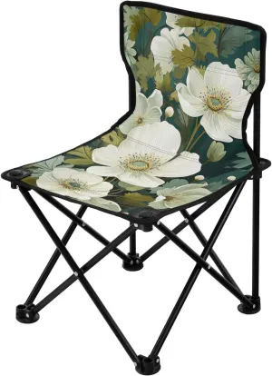 Portable Camping Folding Chairs Foldable Chair Small Flower Floral 9 Lightweight Backpacking Outdoor Outside Fishing