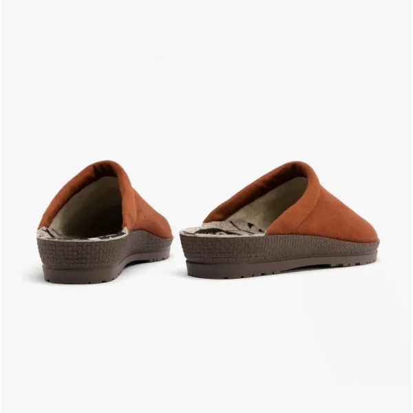 Rohde 2291 Womens Mule Slippers Tan