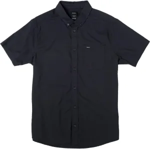 RVCA Men's Thatll Do Stretch Short Sleeve Woven Button Up Shirt