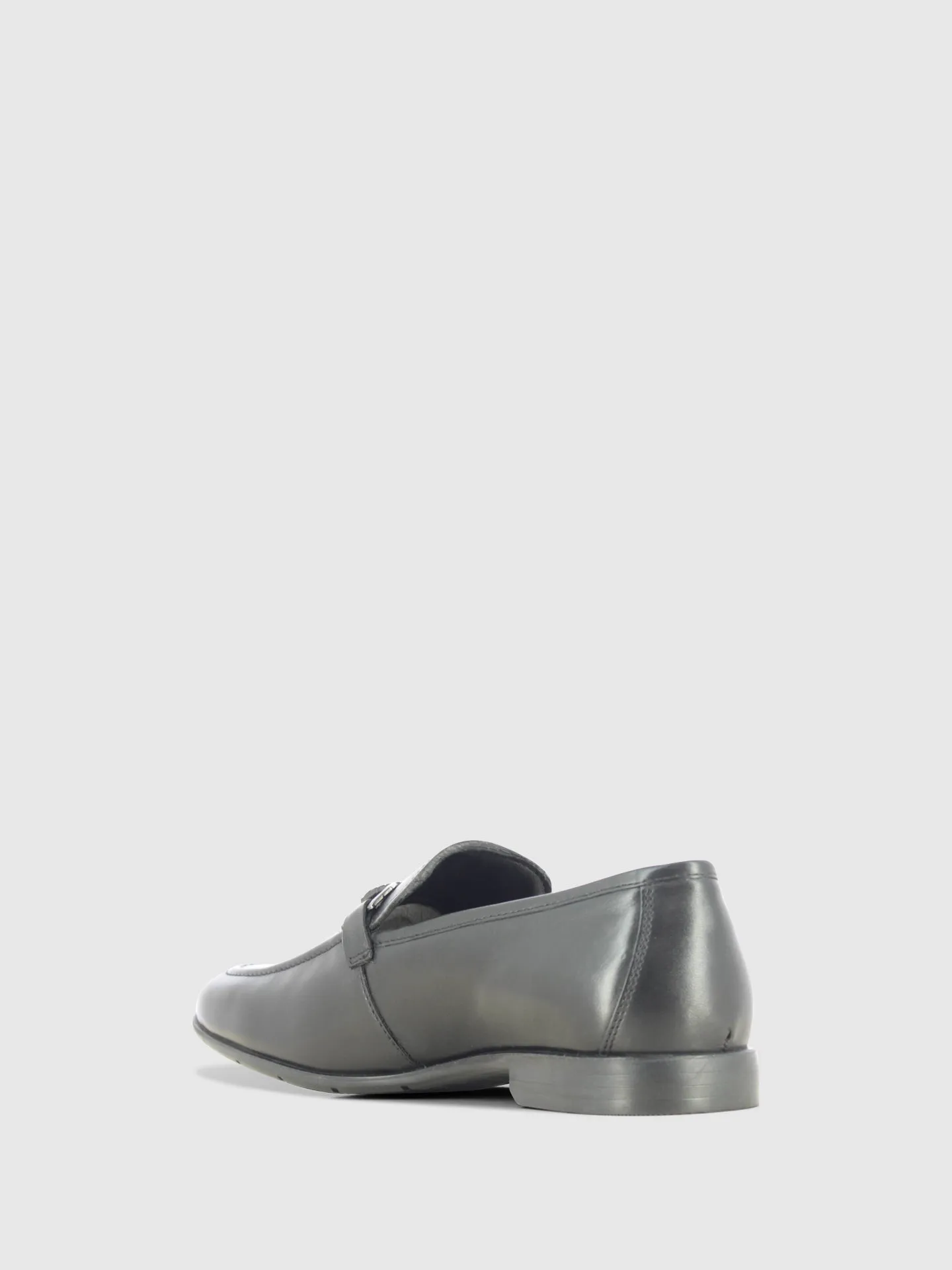 Sapatos Loafer em Pele Preta