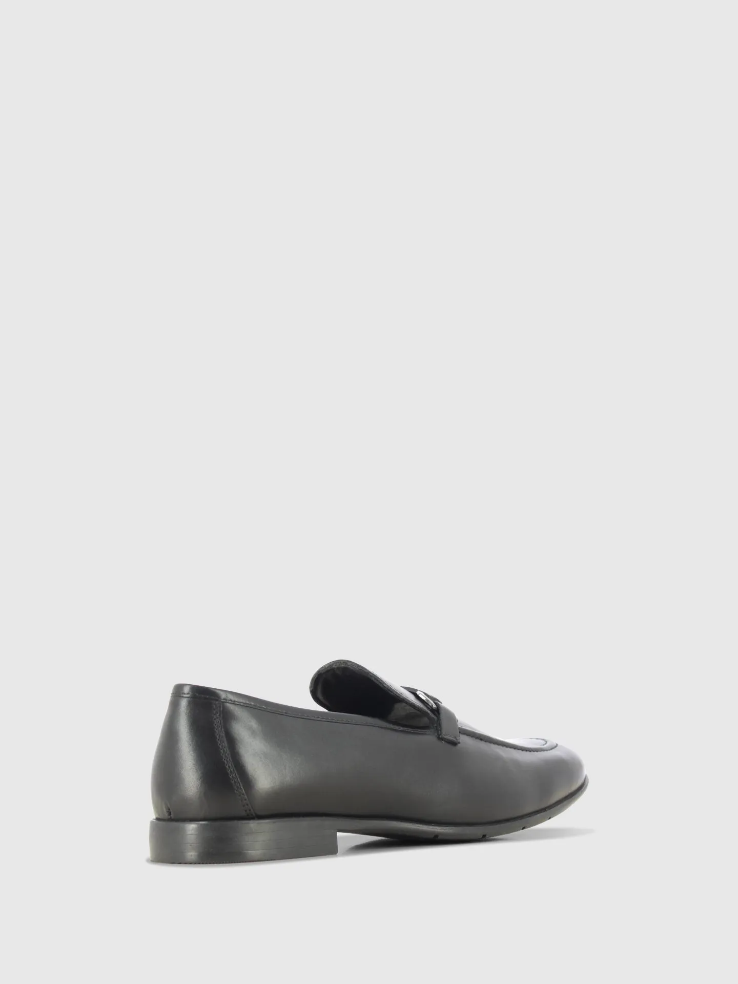 Sapatos Loafer em Pele Preta