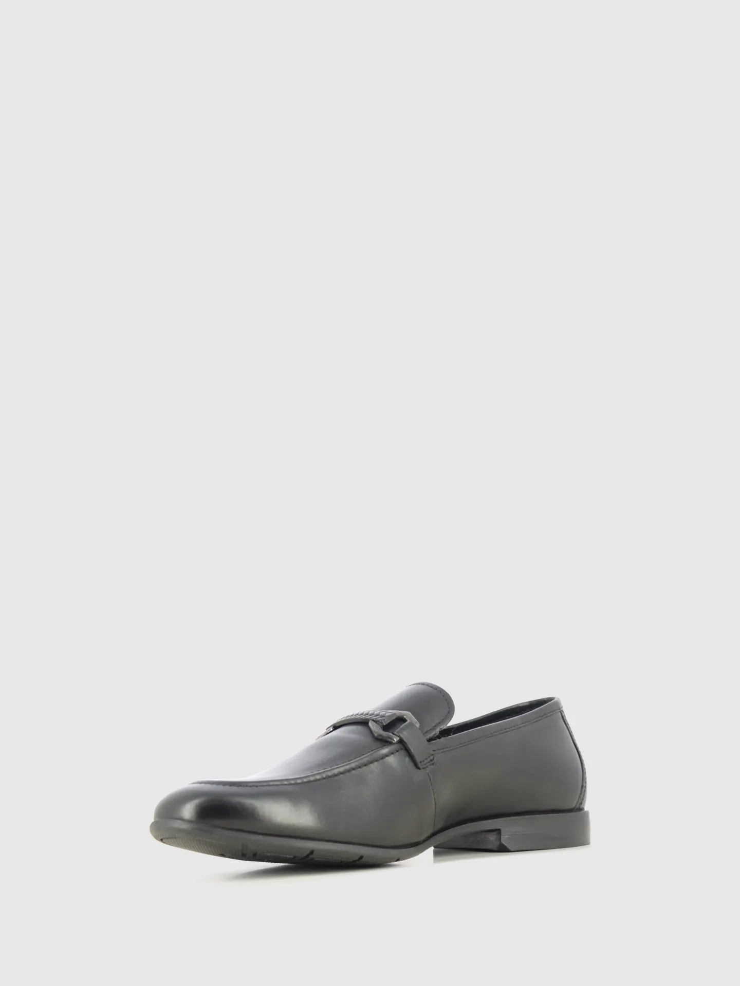 Sapatos Loafer em Pele Preta
