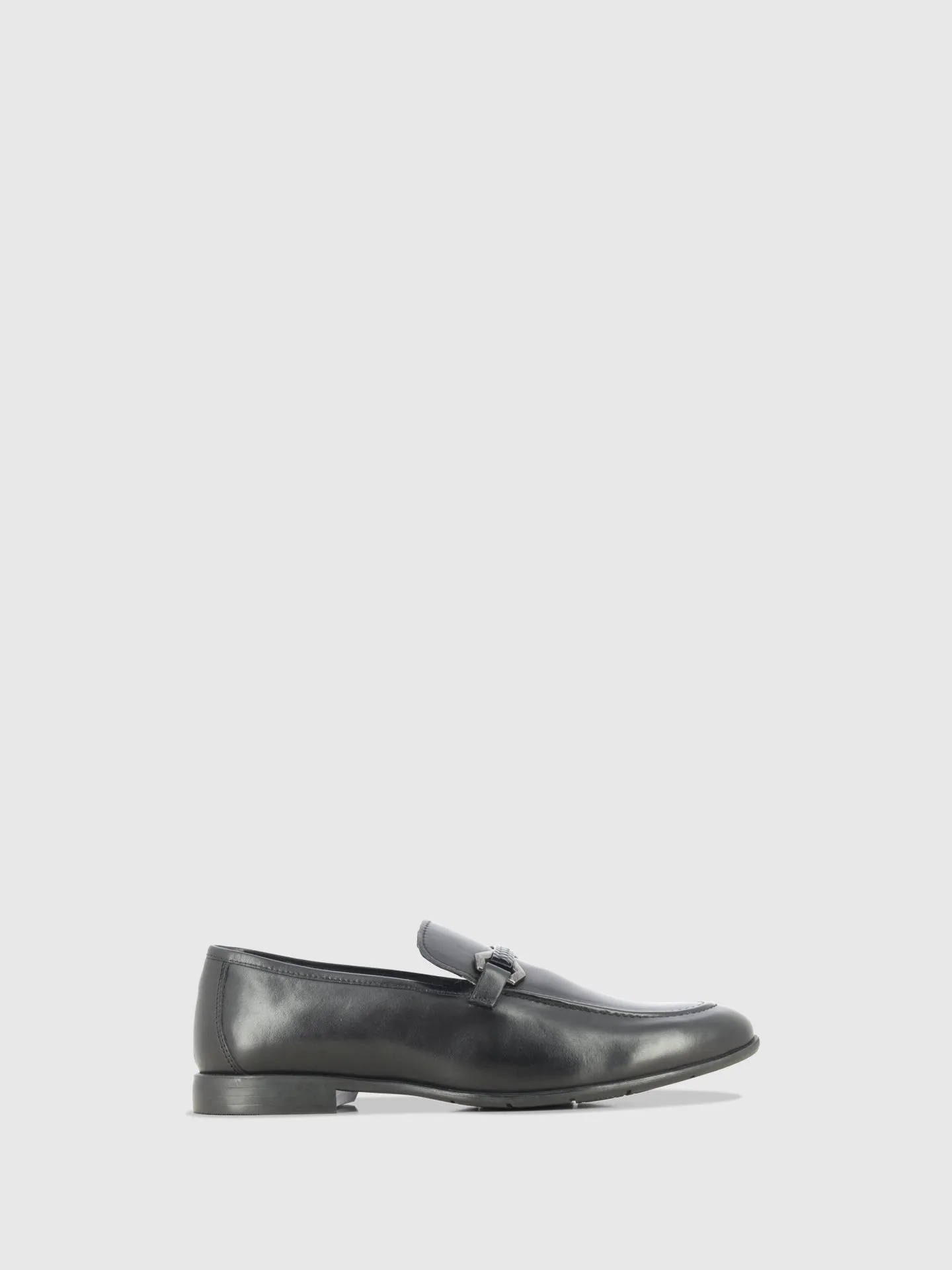 Sapatos Loafer em Pele Preta