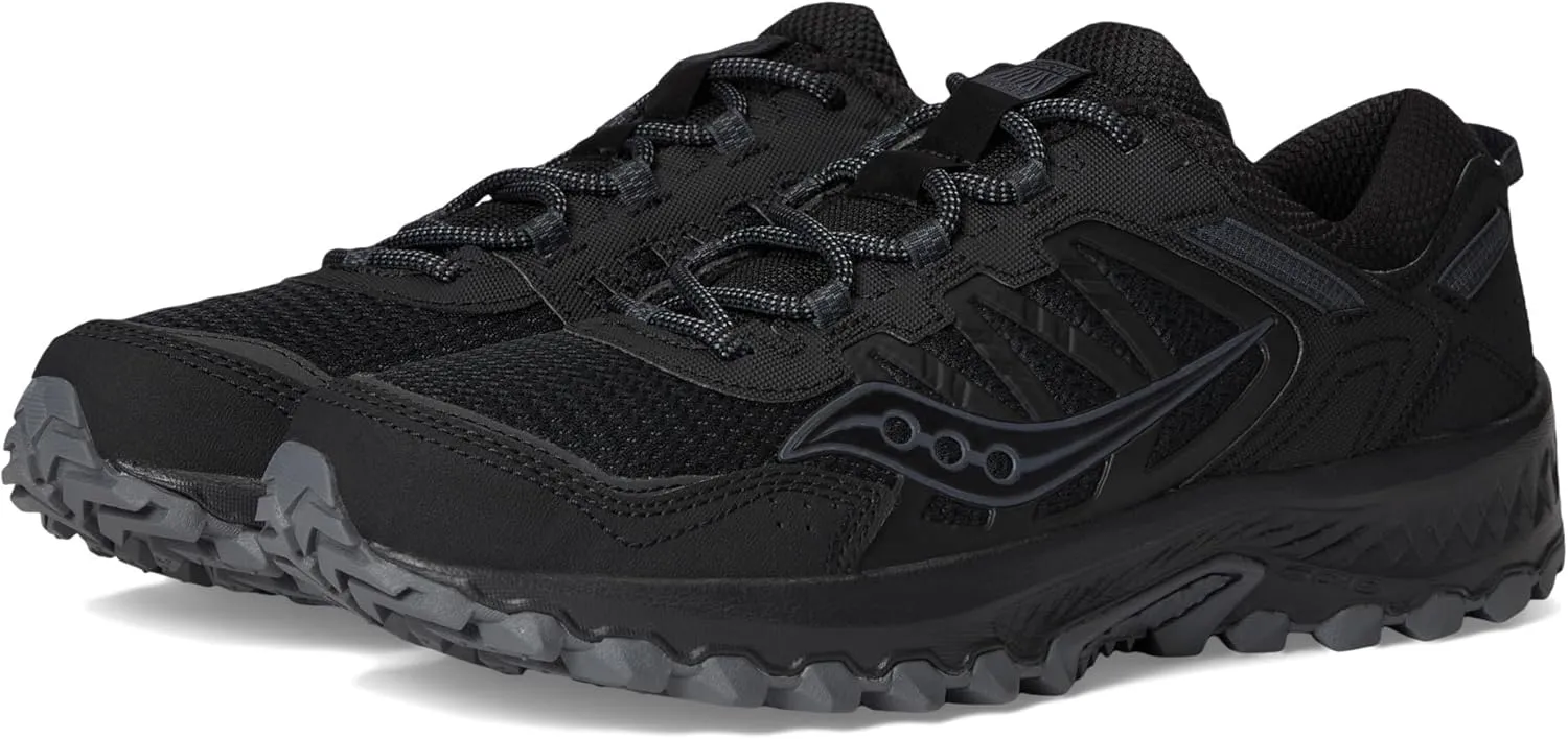 Saucony Unisex Grid Peak Sneaker, Black, 9.5 US Men