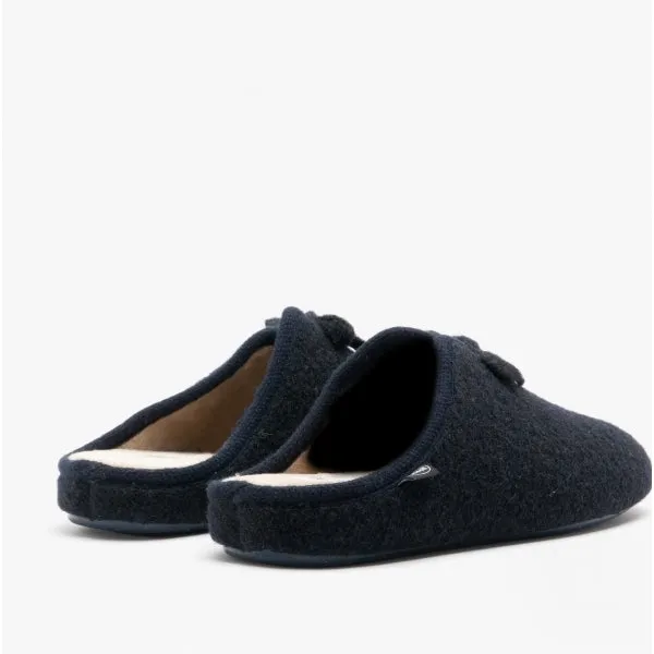 Scholl RACHELE Womens Mule Slippers Navy Blue