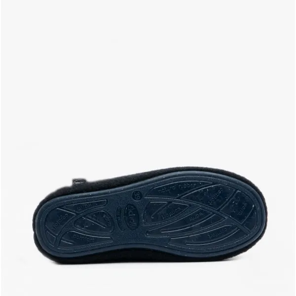 Scholl RACHELE Womens Mule Slippers Navy Blue