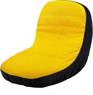 Seat Cover (Large) LP92334 Fits John Deere Mower up to 16.5'' - 18" High (Waterproof) (Four Convenient Pockets)(Made with Oxford 600d Fabric) Comes with Storage Pouch