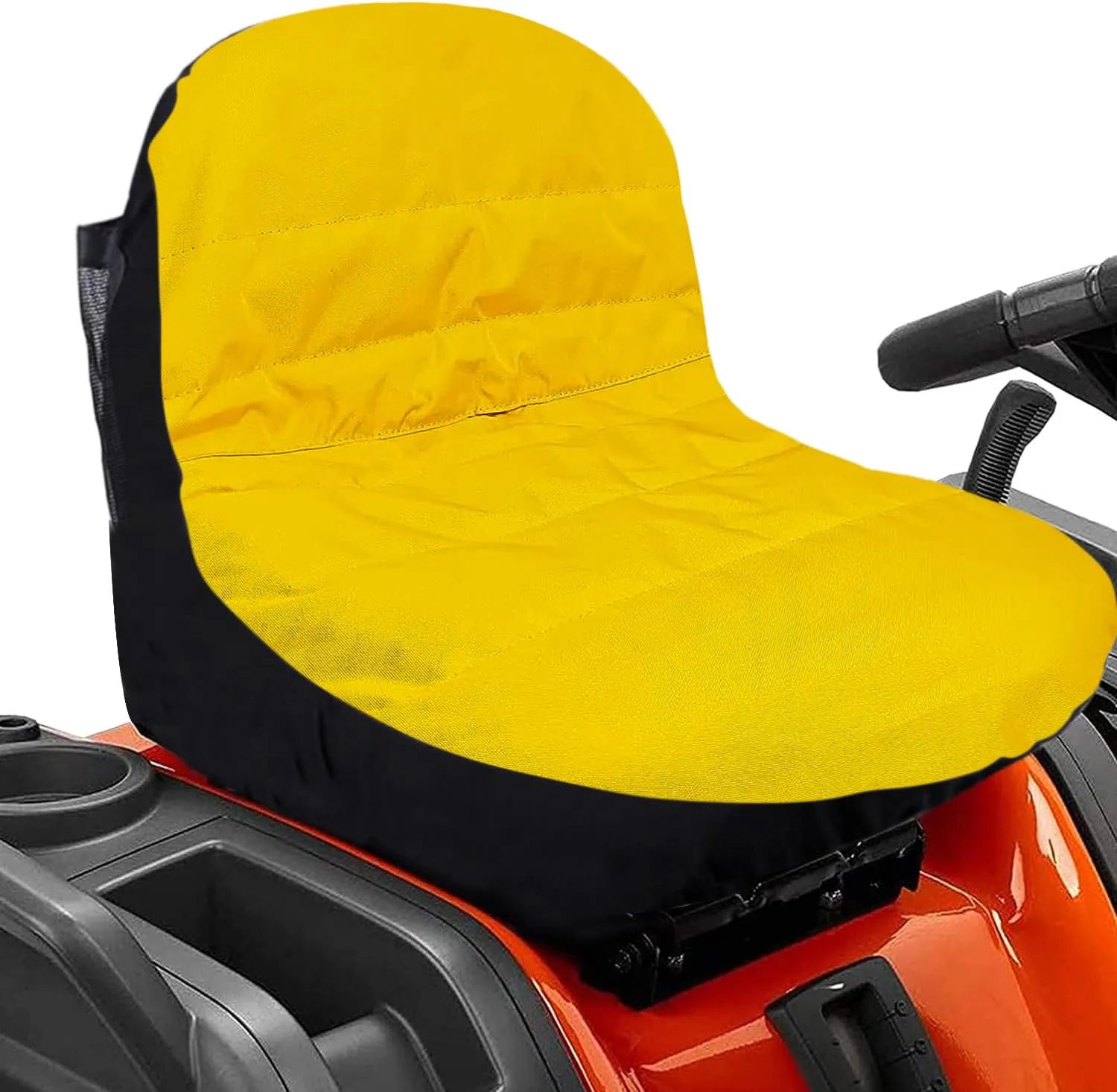 Seat Cover (Large) LP92334 Fits John Deere Mower up to 16.5'' - 18" High (Waterproof) (Four Convenient Pockets)(Made with Oxford 600d Fabric) Comes with Storage Pouch