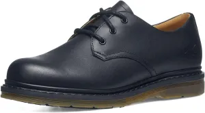 Shoes for Crews Minetta Mens Womens Unisex Non Slip Dress Work Shoes - Work & Safety Footwear, Water Resistant, Lace-up, Oxford Shoes, Wide, M6/W7.5 Black