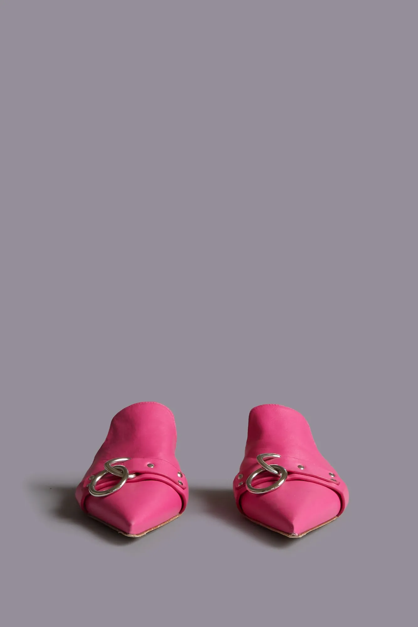 SID HARNESS MULE - BRIGHT PINK