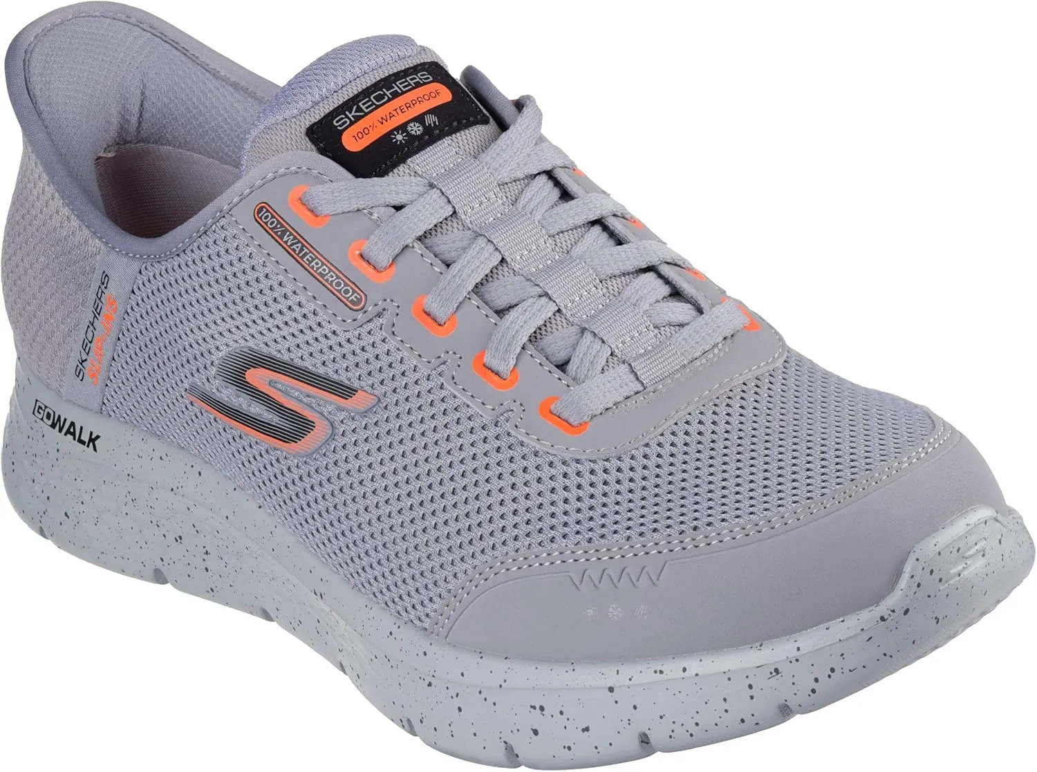 Skechers Men's Hands Free Slip-ins Go Walk Flex-100% Waterproof Sneaker