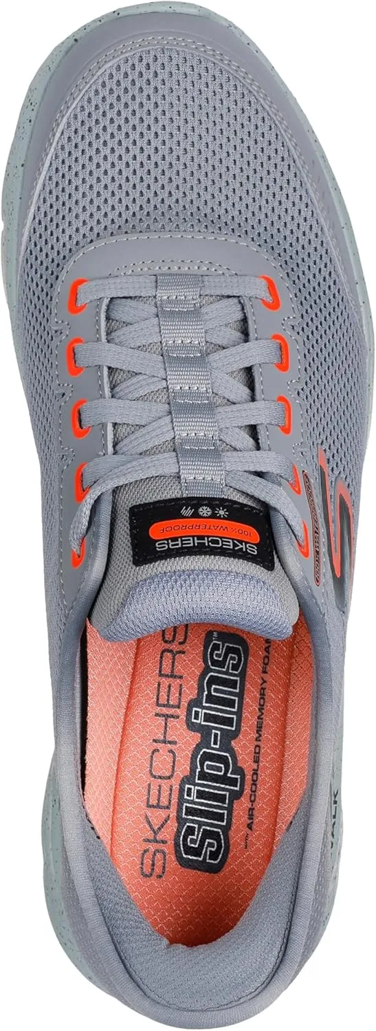 Skechers Men's Hands Free Slip-ins Go Walk Flex-100% Waterproof Sneaker