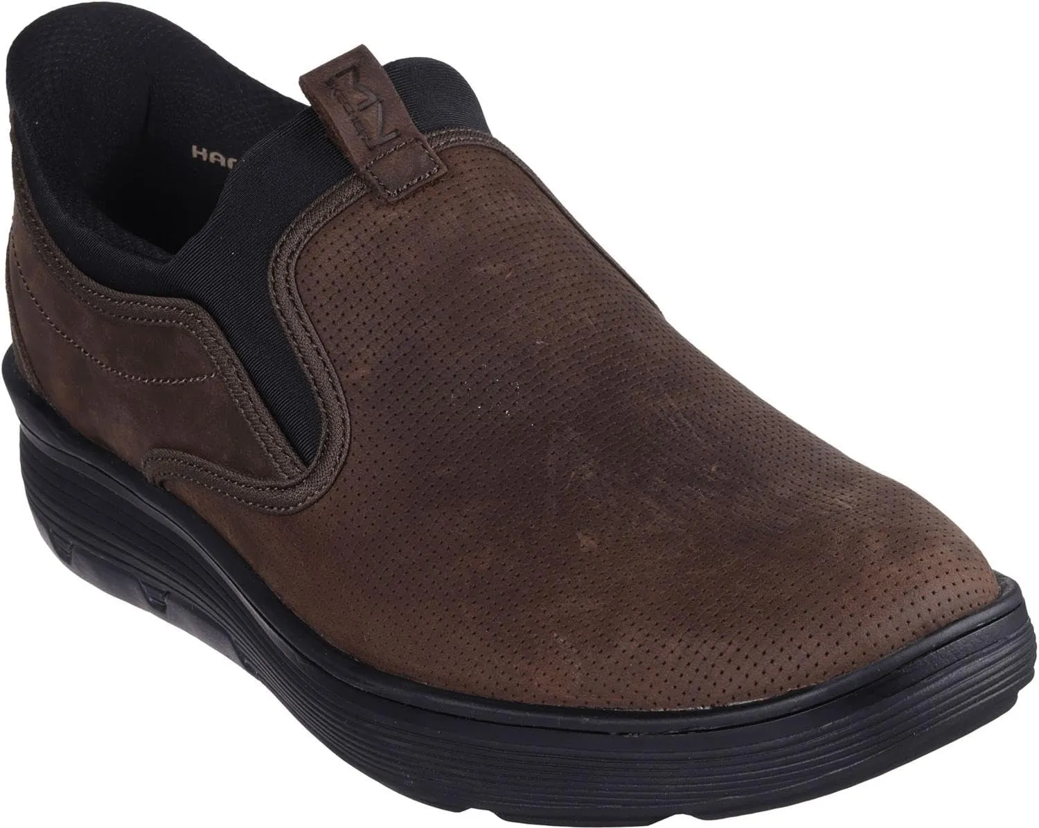Skechers - Mens Mark Nason: Casual Glide Cell - Baxter Slip On Shoes, Color Red/Brown, Size: 10 M US